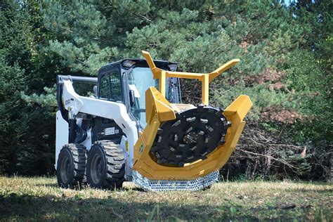 disk mulcher in grass skid steer|skid steer disk mulcher attachment.